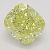 1.70 ct, Natural Fancy Yellow Even Color, VVS1, Cushion cut Diamond (GIA Graded), Appraised Value: $36,700 