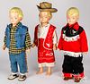 Three composition Buster Brown child mannequins