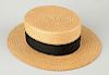 Early Stetson Straw Hat.