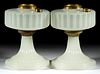 ALADDIN MODELS B-114 / CORINTHIAN PAIR OF KEROSENE STAND LAMPS