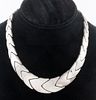 Vintage Mexican 950 Silver Chain Link Necklace