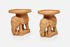 Mario Lopez Torres Style, Elephant Tray Tables (2)