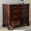 George III Mahogany Serpentine-Front Chest of Drawers