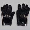 Dunhill Leather Driving Gloves and Leather Cigar Holder