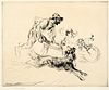 Edmund Blampied (1886-1966) 'The Joy Ride, 1923'