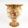 Antique Doulton Burslem Louis Biliton Gilded Porcelain Vase