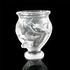 Lalique Crystal Vase, Rosine