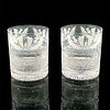 Pair of Edinburgh Double Old Fashioned Glasses, Thistle