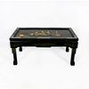Antique Chinese Lac Burgaute Folding Lacquer Coffee Table
