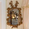 Pair of Small George III Giltwood Mirrors