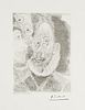 Picasso "Portrait-Charge d'un des Personnages"