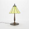 ALMCO Vintage Slag Glass Lamp