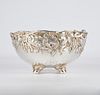 Whiting Sterling Punch Bowl w/ Grapes & Snake 1884