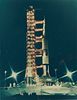 Saturn V Rocket Photo Signed by Gordon Cooper