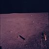 70mm Original NASA Transparency Flag Lunar Surface