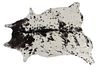 Black & White Speckled Cowhide Premium Rug
