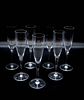 7 Matching Champagne Flutes