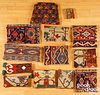 Collection of Oriental rug throw pillows