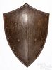 Engraved iron shield