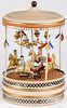 German tin clockwork carousel