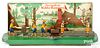 Sunny Andy Kiddie Kampers tin lithograph wind-up