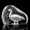 Wedgwood Crystal Goose Paperweight