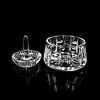2pc Waterford Vanity Set, Ring Holder and Bauble Dish