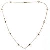 0.46CT NATURAL DIAMONDS STATION NECKLACE