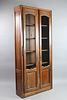 French Country Bookcase Cabinet w/ Wire Doors