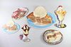 Lot of 300+ 1950s Diner & Soda Fountain Litho Die Cuts