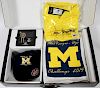 UNIVERSITY OF MICHIGAN ASSORTED CLOTHING BLANKETS
