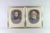 Lithograph Portraits Stonewall Jackson & Robert E Lee