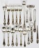 STERLING SILVER AND SILVERPLATE FLATWARE 18 PIECES