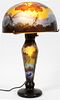 AFTER GALLE CAMEO GLASS LAMP