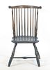 Pennsylvania Blue-Painted Fanback Windsor Chair