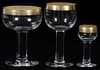 ORREFORS CRYSTAL STEMWARE 27 PIECES