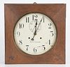 Seth Thomas Oak Thirty-Day Railroad Clock