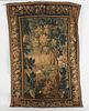 A Flemish Baroque Tapestry Fragment