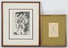 Two Prints, One by Jacques Lipchitz (1891 - 1973)