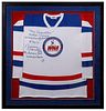 WHA Hall of Fame Bobby Hull Signed and Inscribed Jersey