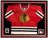 Chicago Blackhawks Bobby Hull Signed Jersey and Card
