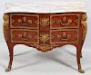 LOUIS XIV STYLE MARBLE TOP COMMODE