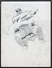 SIGNED MILTON AVERY PENCIL DRAWING