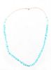 Navajo Nugget Turquoise & Heishi Shell Necklace