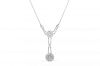 A Tiffany & Co. Platinum and  Diamond Flower Necklace