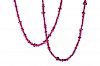 A Ruby Bead Necklace