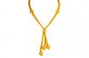 An Etruscan Style Gold Bead Sautoir Necklace