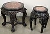 Chinese Hardwood and Marble Tables (Antique)