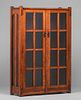 Stickley Brothers Two-Door Bookcase c1910