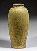 Tall Roseville Pauleo Matte Green Vase c1914